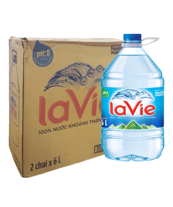 Thùng Nước Khoáng Lavie 6L